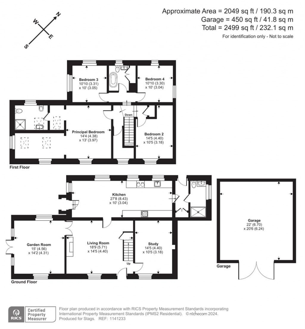 Floorplans For Gaddon Down, Ashill