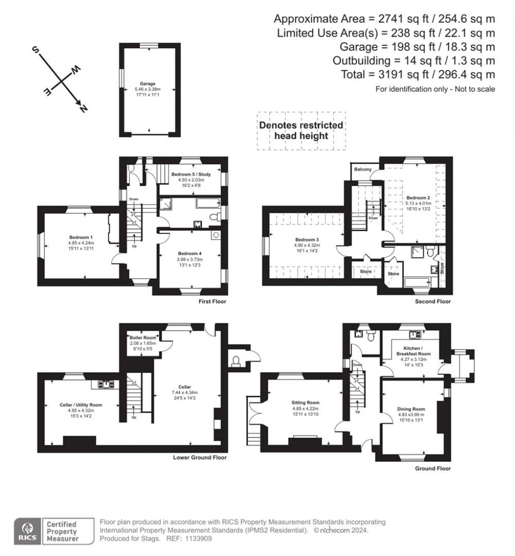 Floorplans For Lustleigh, Devon