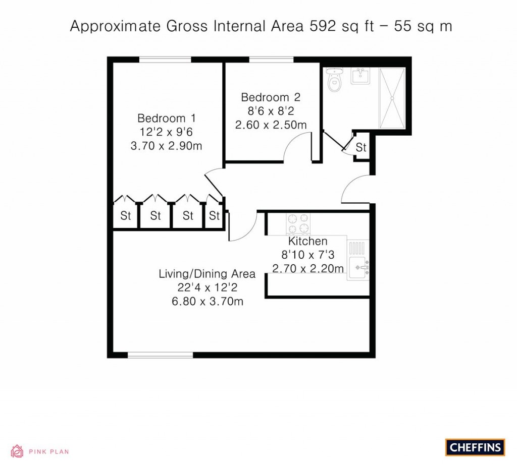 Floorplans For Cherry Hinton Road, Cambridge