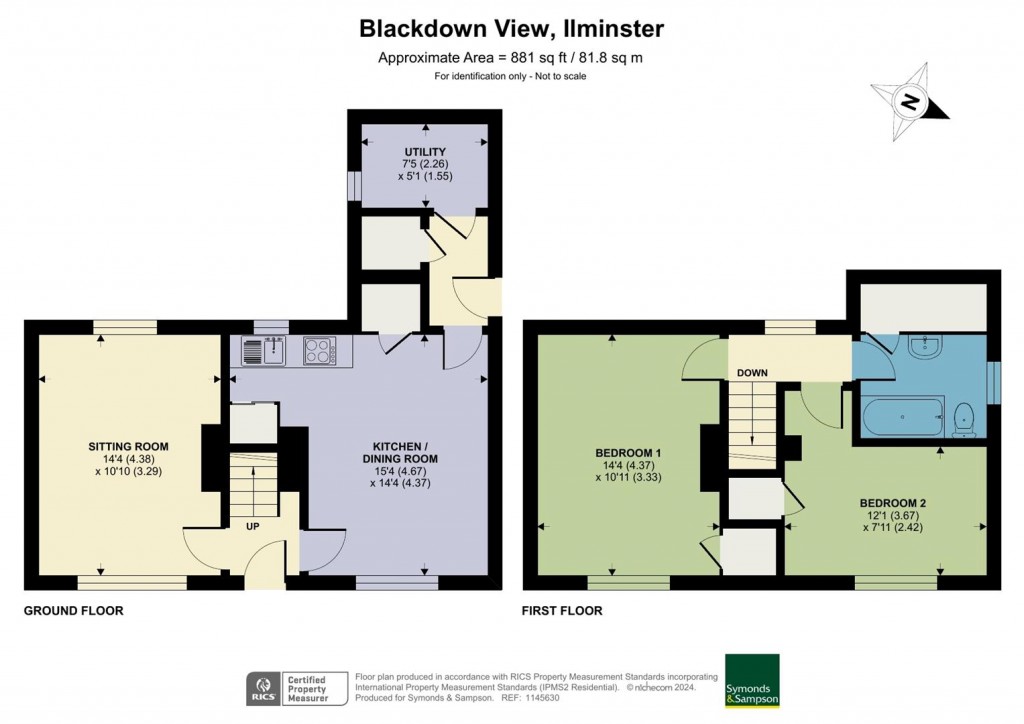 Floorplans For Blackdown View, Ilminster