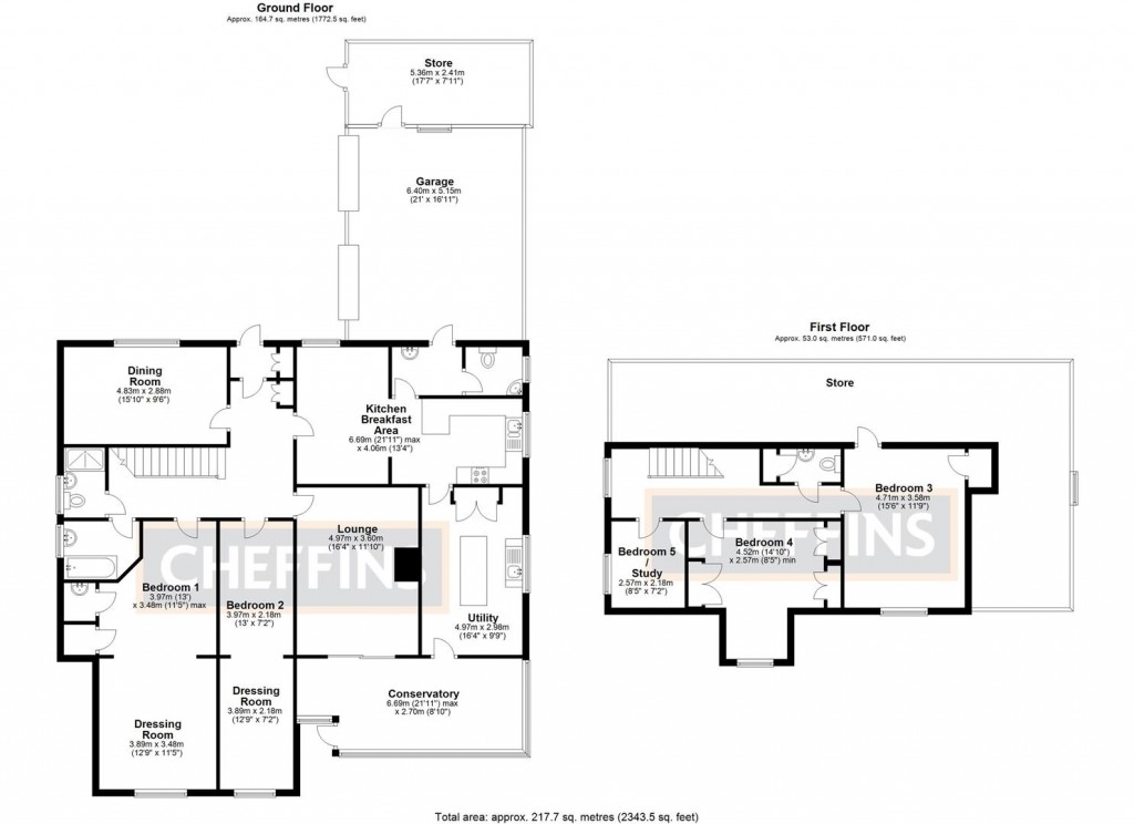 Floorplans For Cannon Street, Little Downham