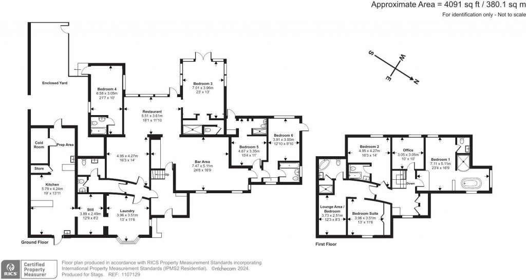 Floorplans For Church Street, Sidford, Sidmouth