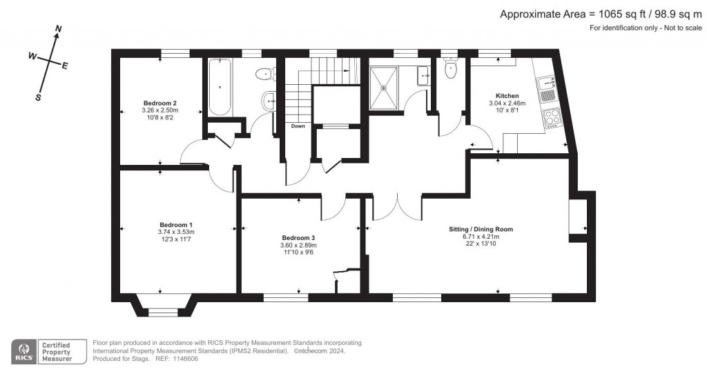Floorplans For Marine Parade, Lyme Regis