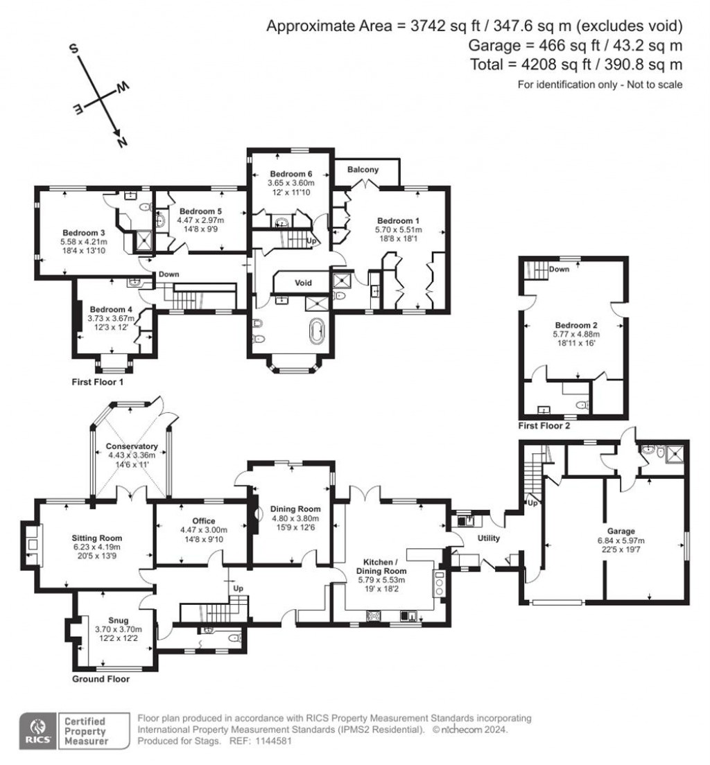 Floorplans For Crowcombe Heathfield, Taunton