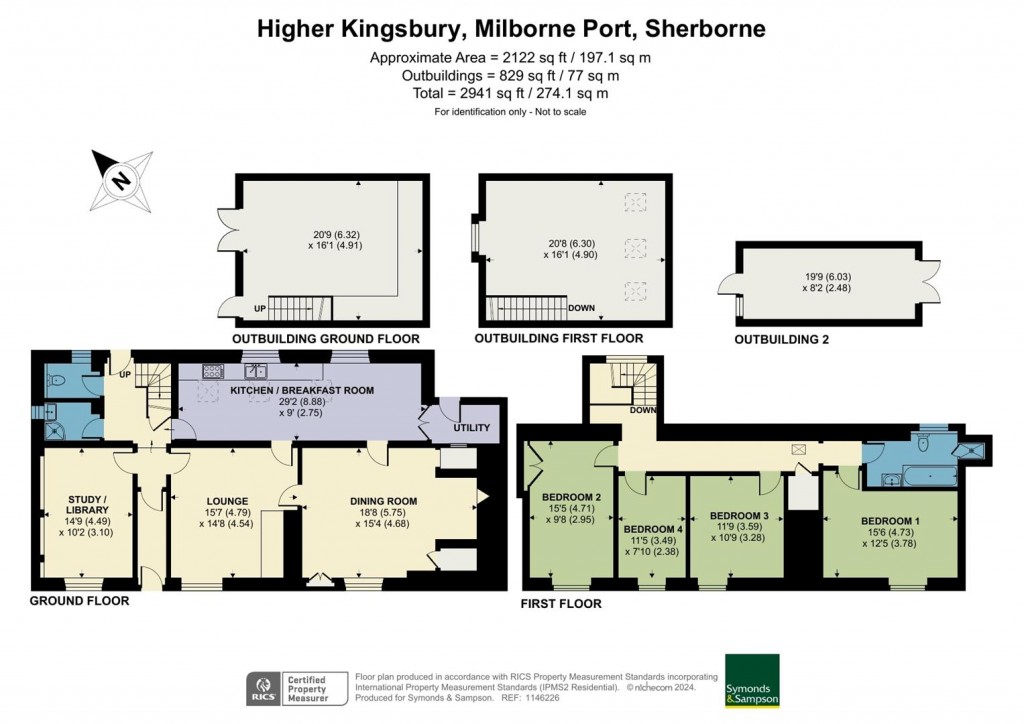Floorplans For Higher Kingsbury, Milborne Port