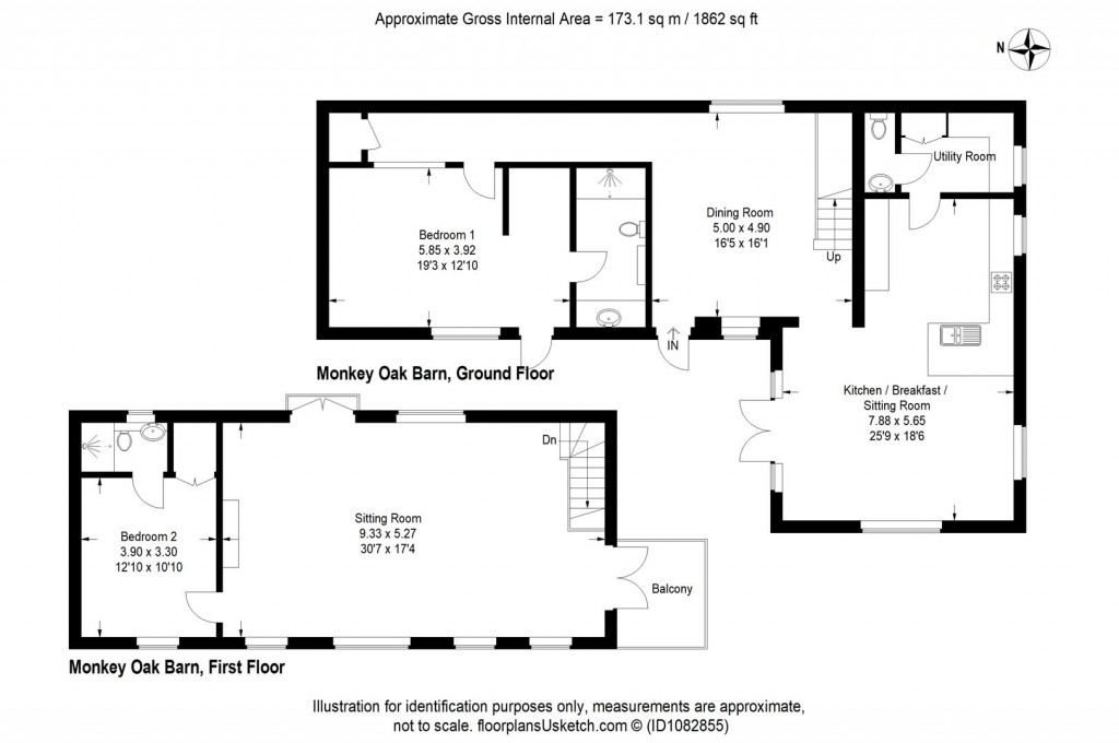 Floorplans For Harberton, Totnes