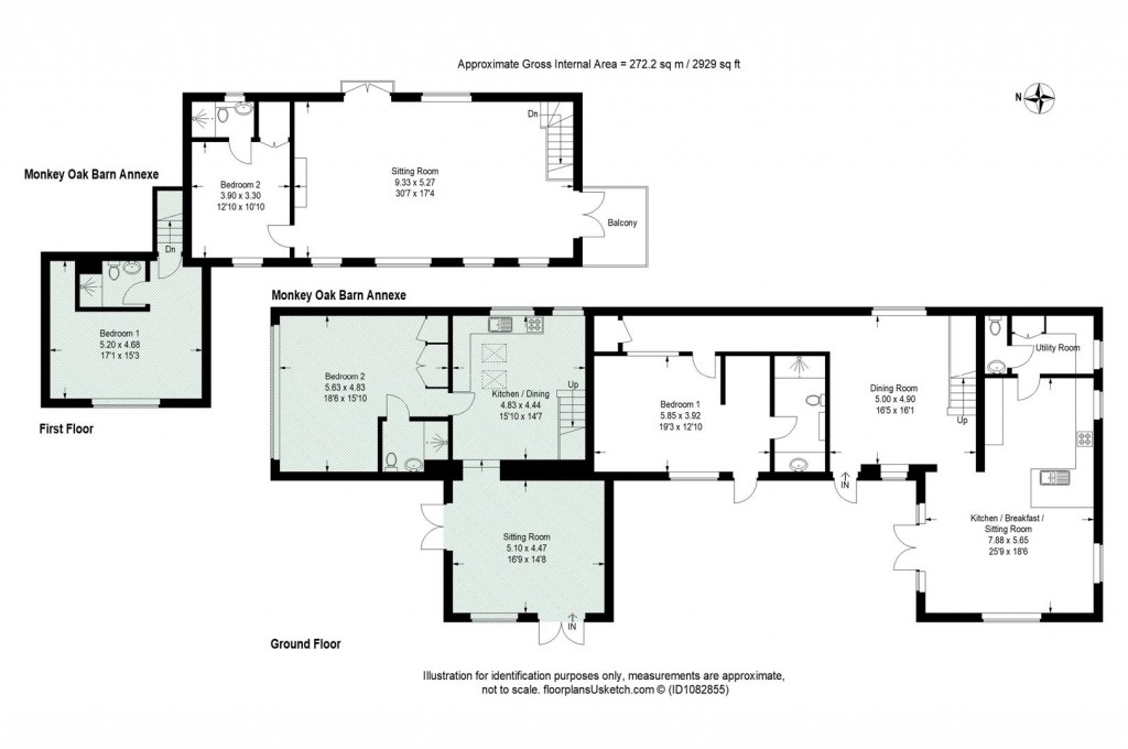 Floorplans For Harberton, Totnes