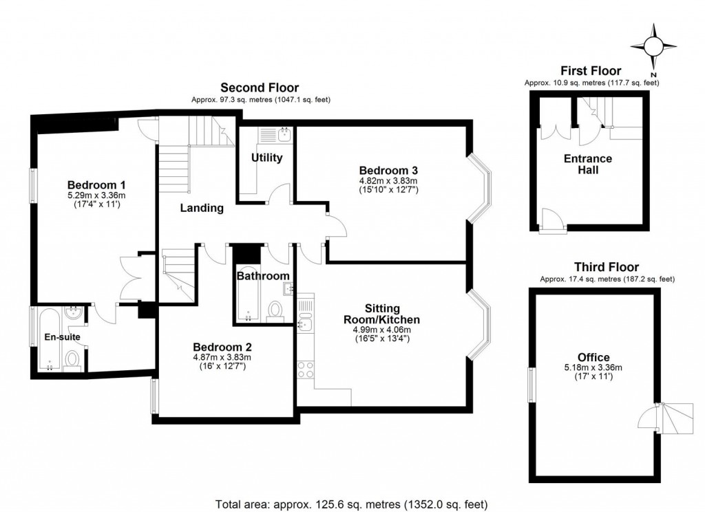Floorplans For 91 Fore Street, Kingsbridge