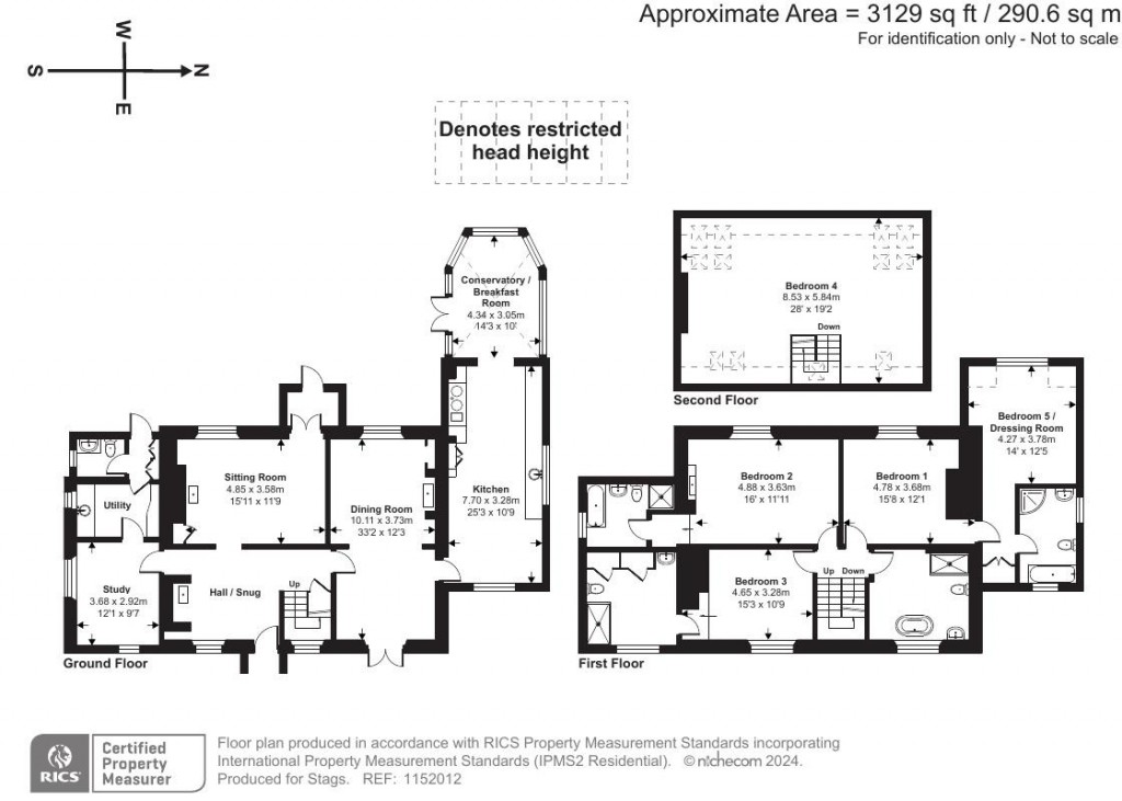 Floorplans For Brook Lane, Tavistock