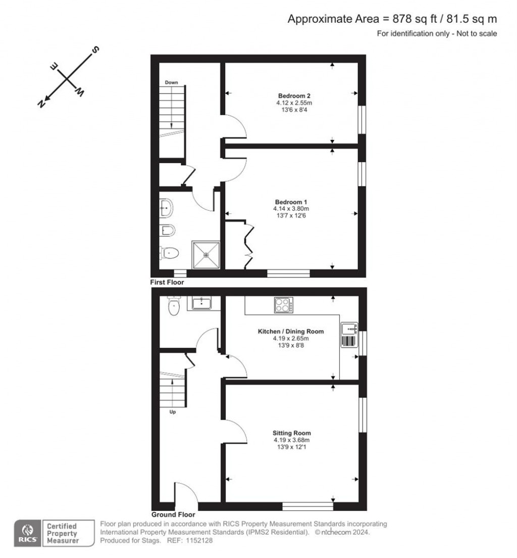 Floorplans For New Walk, Totnes