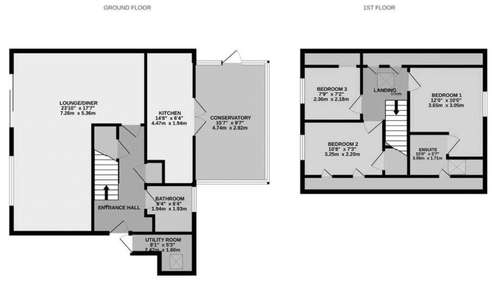 Floorplans For Tharp Way, Chippenham