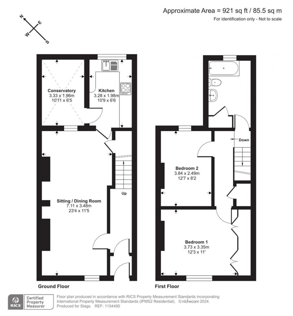 Floorplans For Portman Street, Taunton