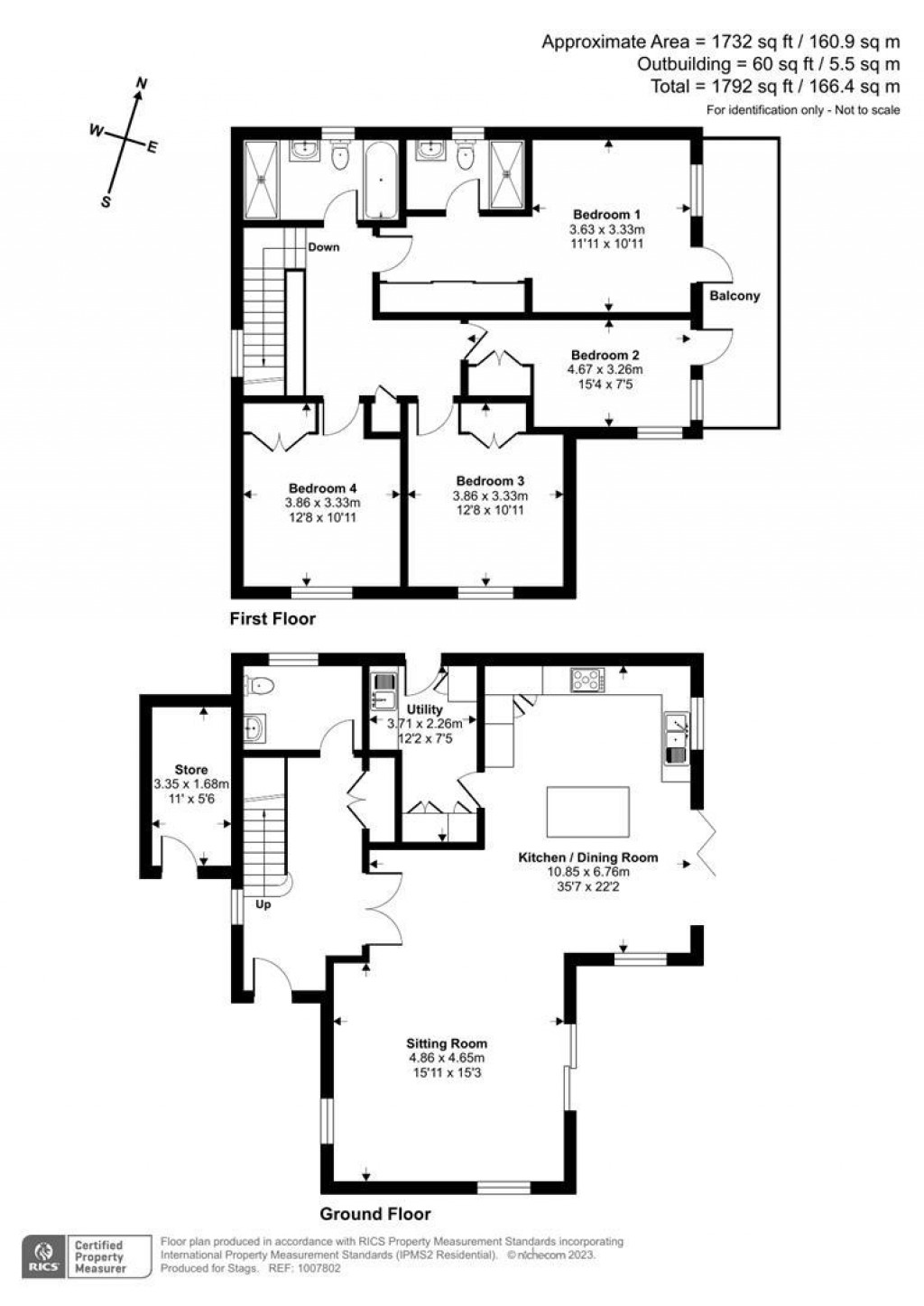 Floorplans For Coly Road, Colyton