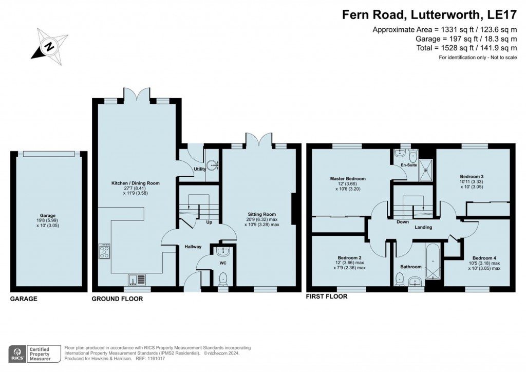 Floorplans For Fern Road, Lutterworth, LE17