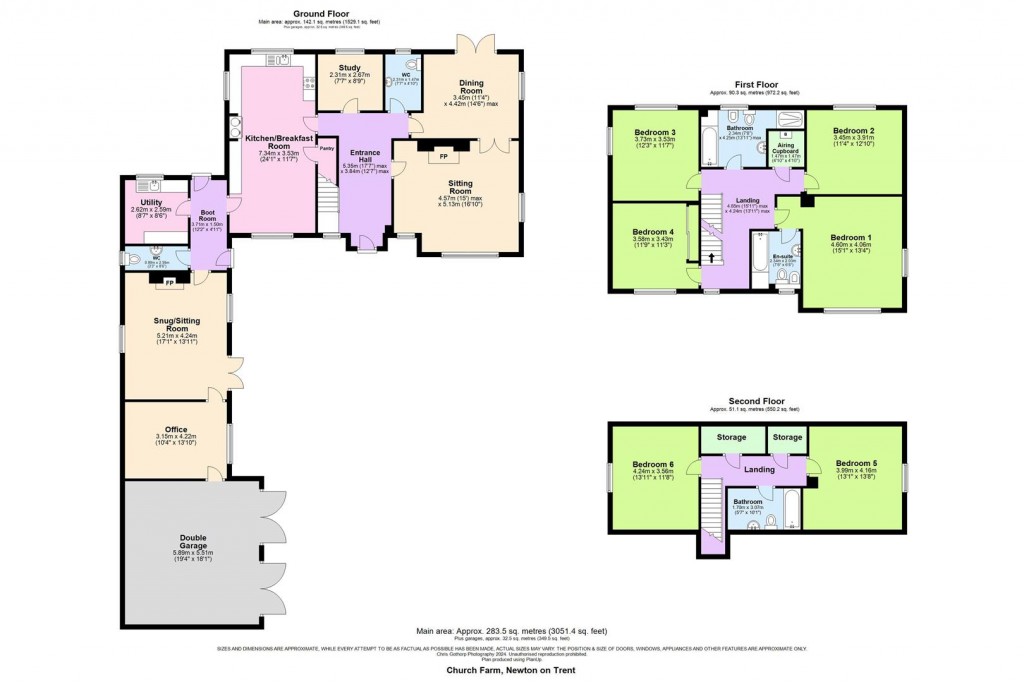 Floorplans For High Street, Newton-On-Trent, Lincoln