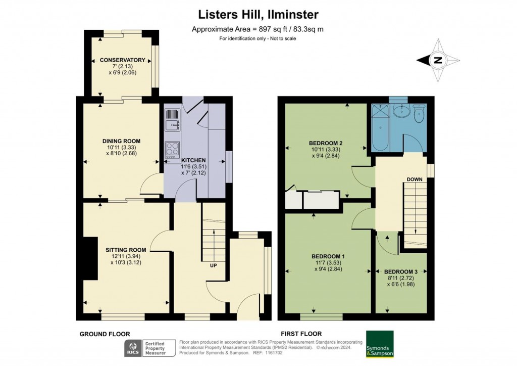 Floorplans For Listers Hill, Ilminster