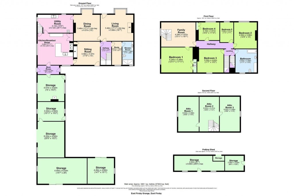 Floorplans For East Firsby, Market Rasen