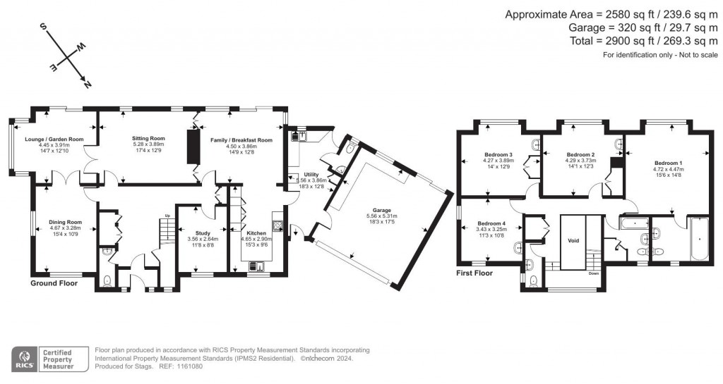 Floorplans For Church Lane, Bicknoller, Taunton