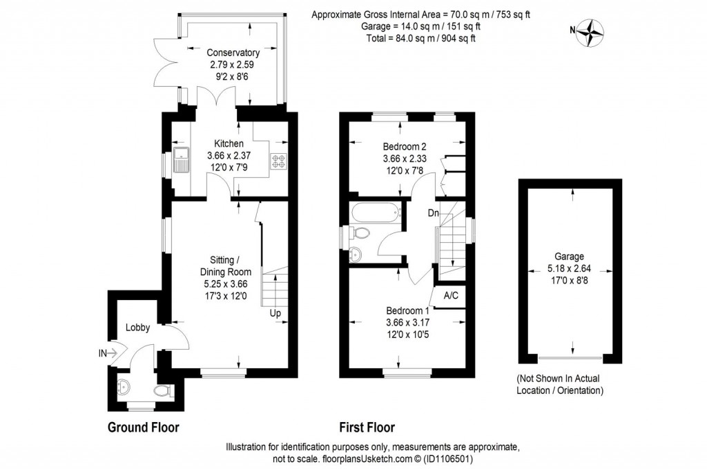 Floorplans For East Allington, Totnes