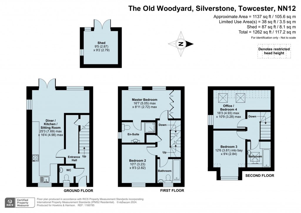 Floorplans For The Old Woodyard, Silverstone, NN12