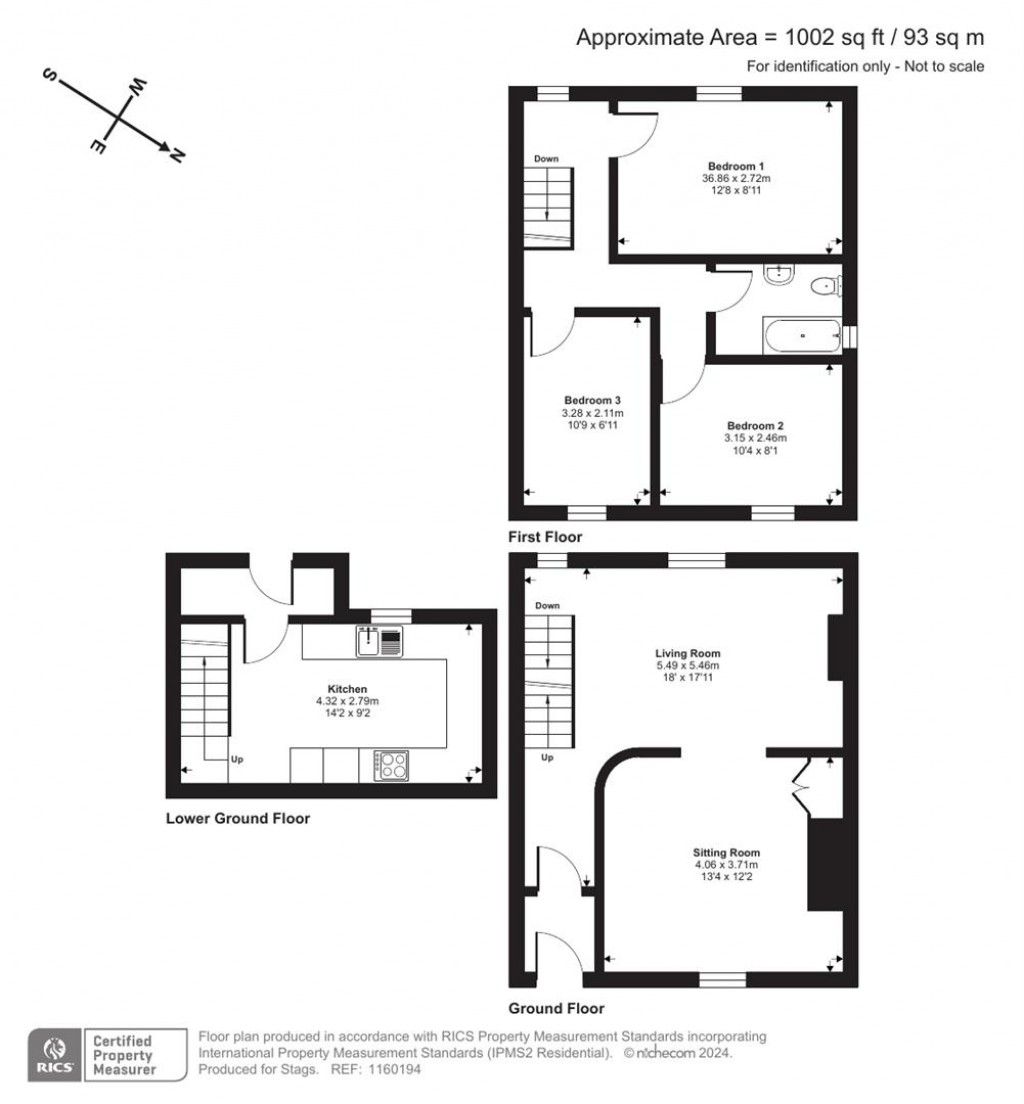 Floorplans For Seaview Terrace, Summercourt, Newquay