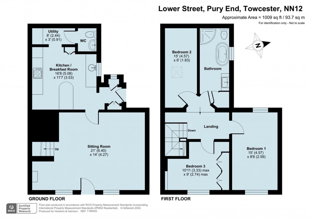 Floorplans For Lower Street, Pury End, NN12