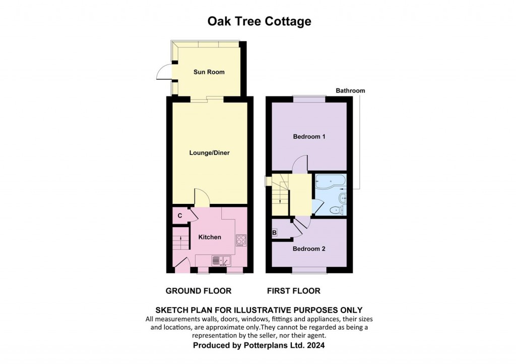 Floorplans For Freshwater, Isle of Wight