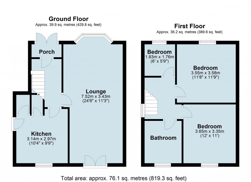 Floorplans For Hinckley Road, Barwell, LE9
