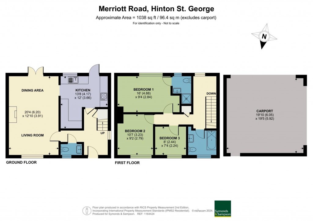 Floorplans For Merriott Road, Hinton St. George