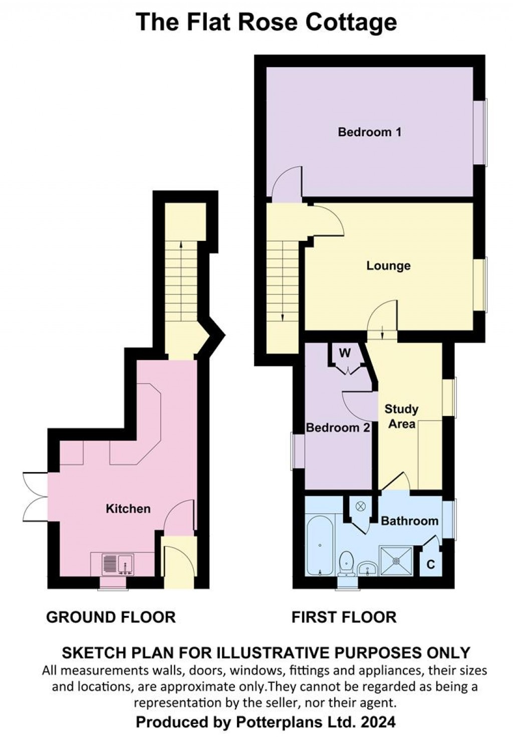 Floorplans For Middleton, Isle of Wight