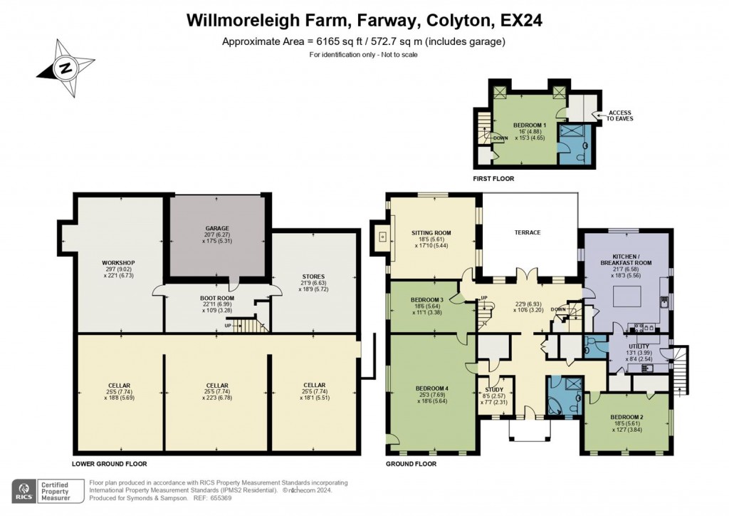 Floorplans For Farway, Colyton