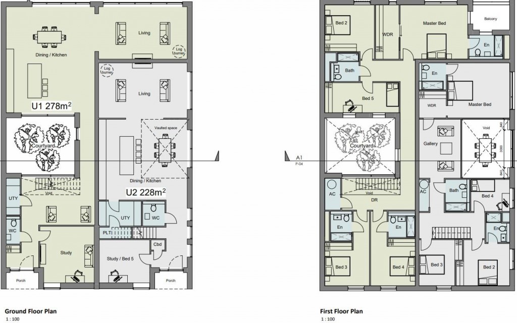 Floorplans For Tinkers Lane, Kingston, Cambridge