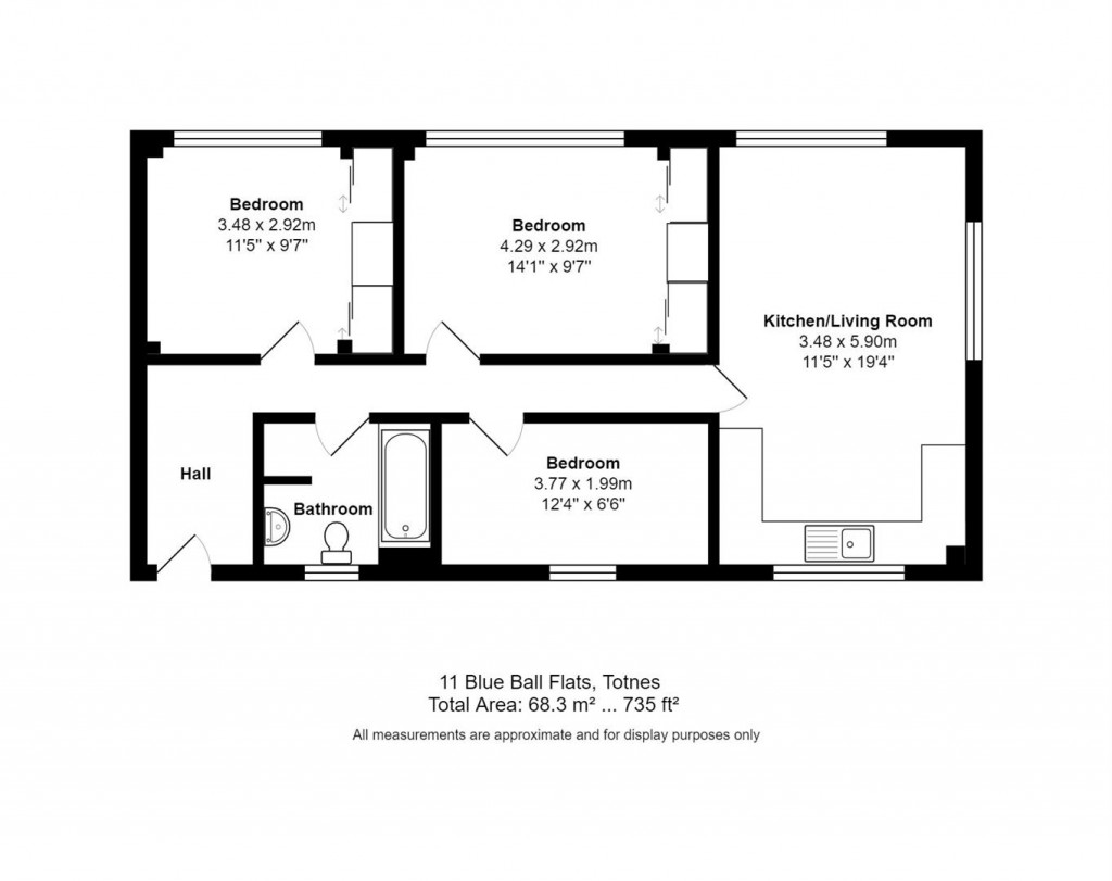 Floorplans For The Grove, Totnes
