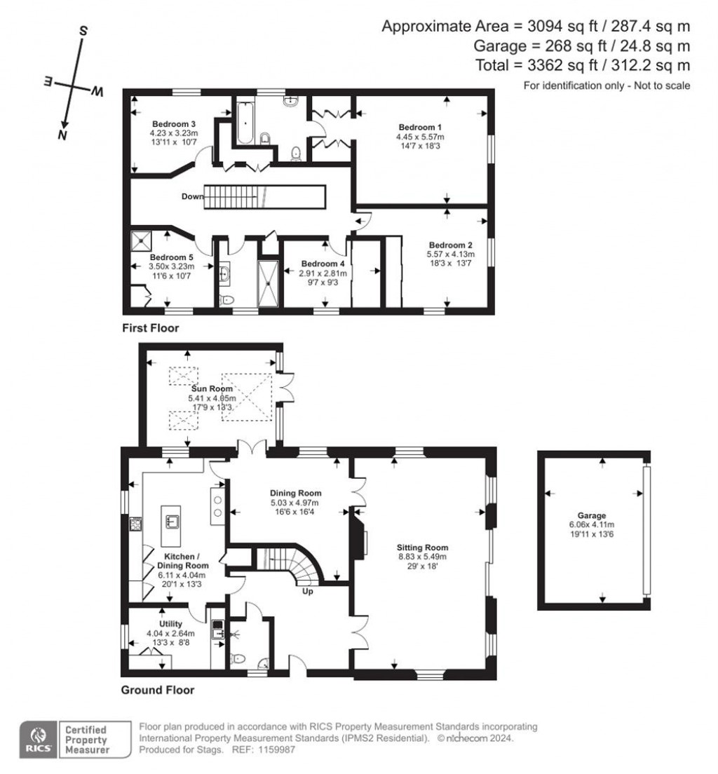 Floorplans For Stoke Gabriel, Devon