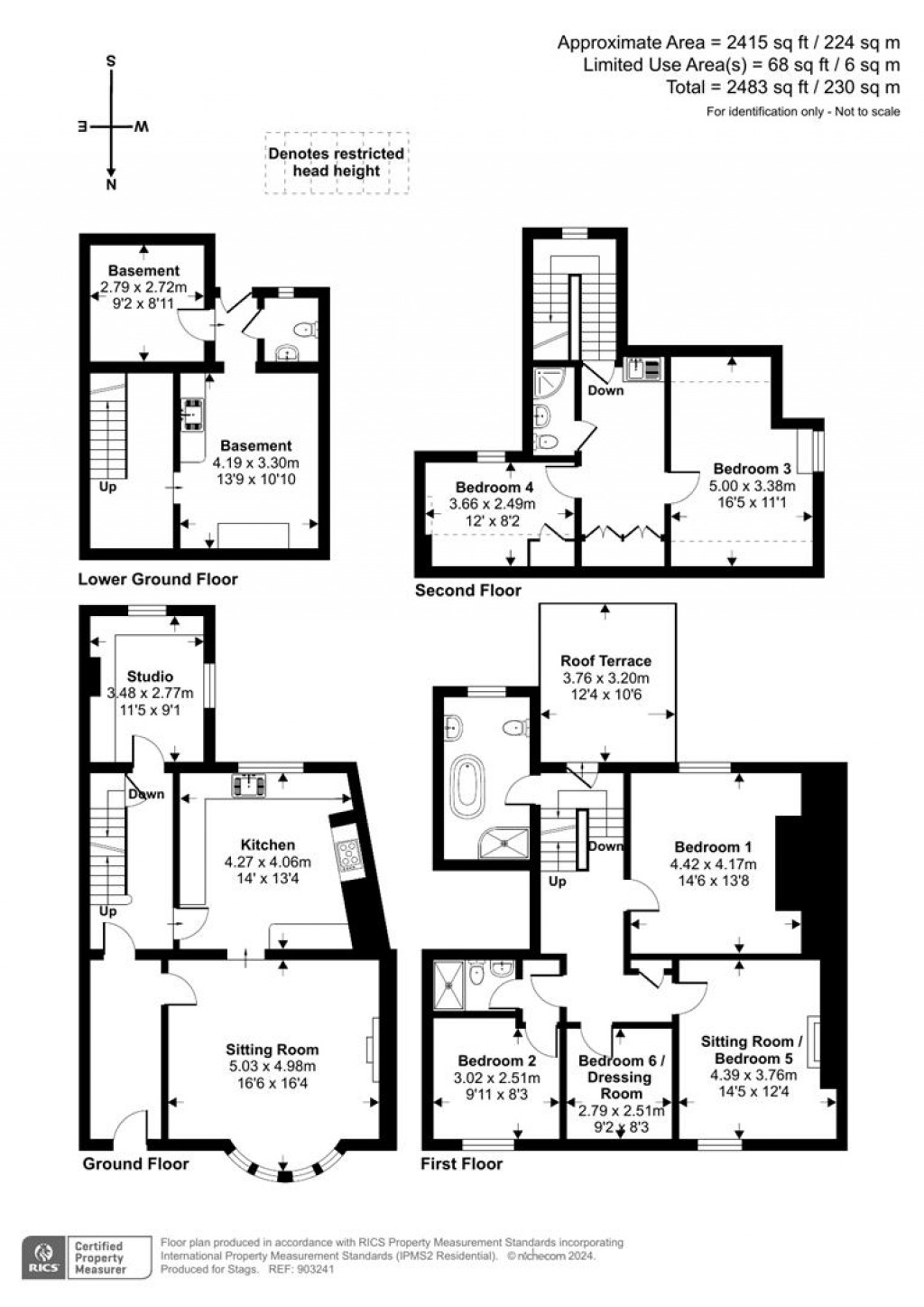 Floorplans For The Square, Hartland, Bideford