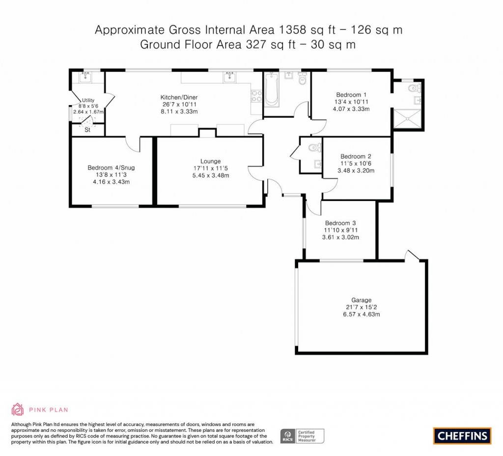 Floorplans For Lees Way, Girton
