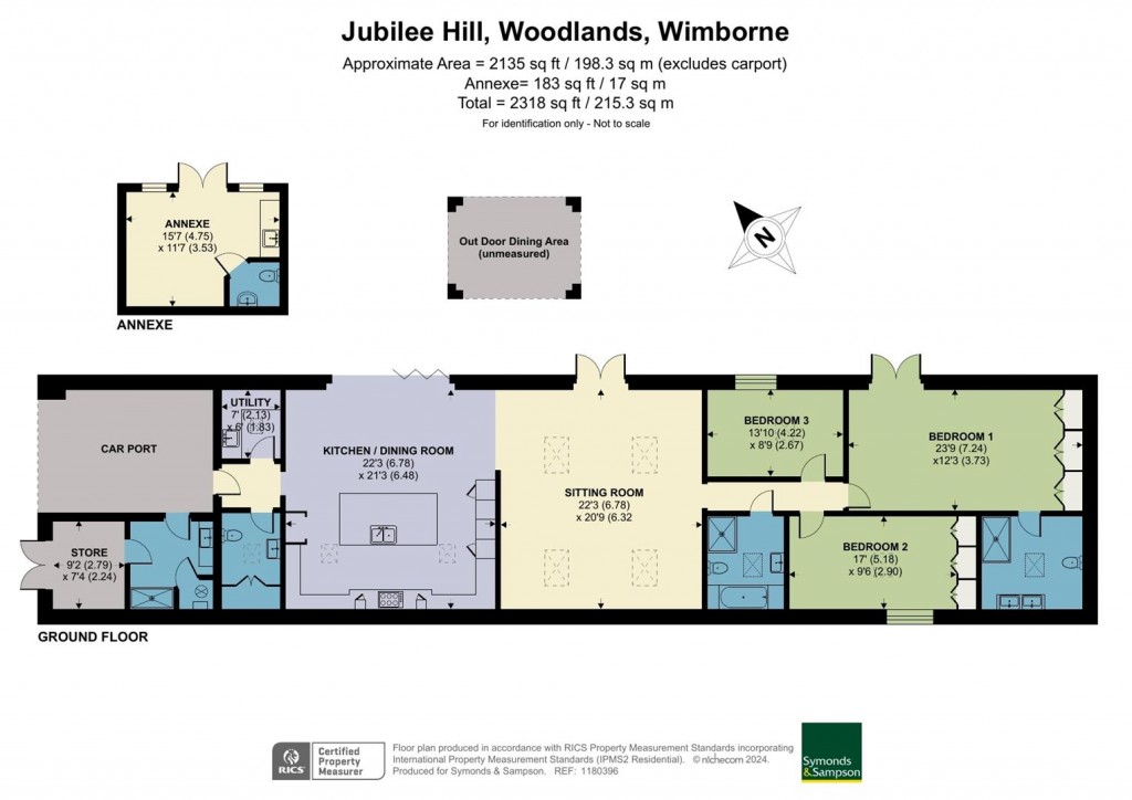 Floorplans For Jubilee Hill, Woodlands, Wimborne