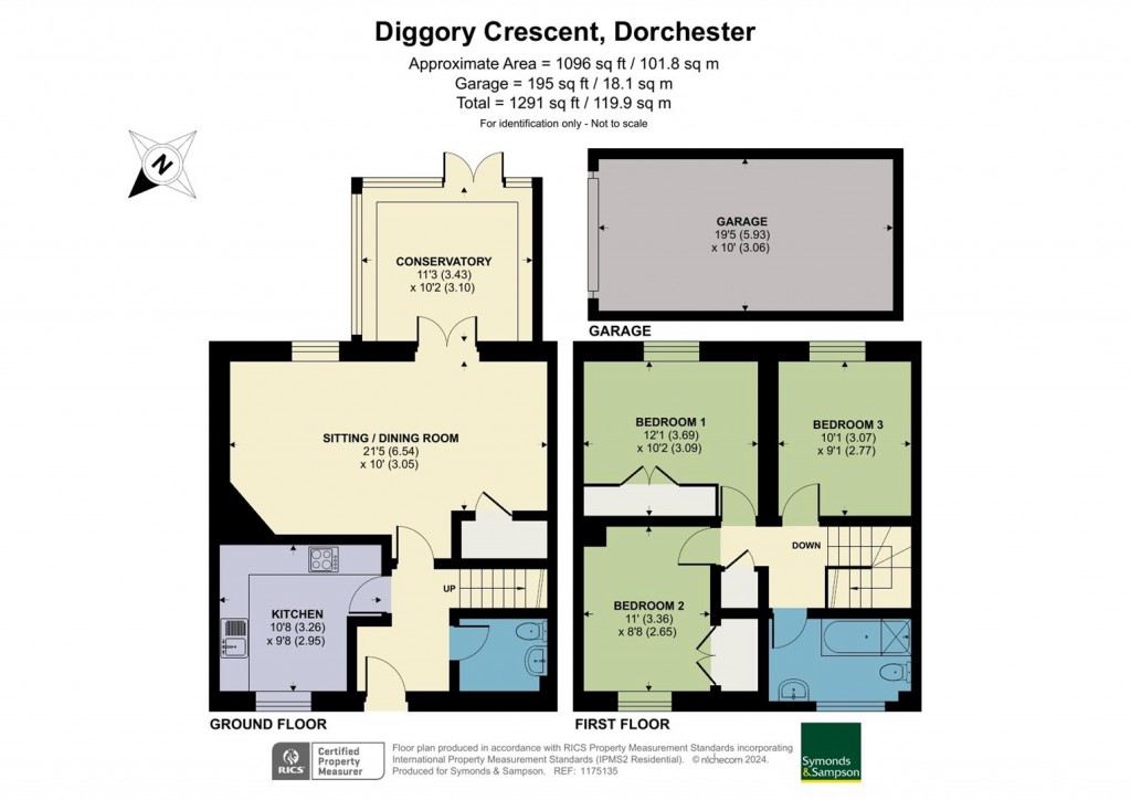 Floorplans For Diggory Crescent, Dorchester