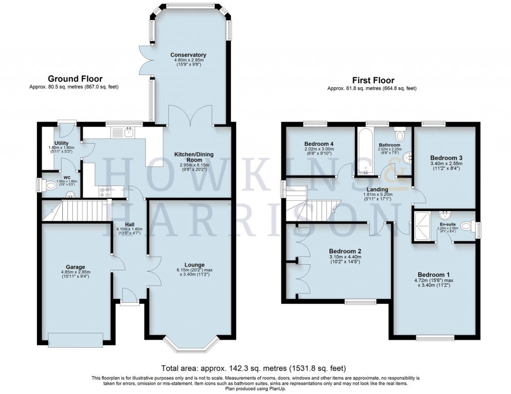 Floorplans For Moira, Derbyshire, DE12
