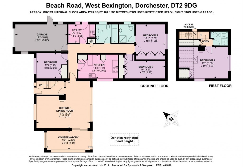 Floorplans For Beach Road, West Bexington