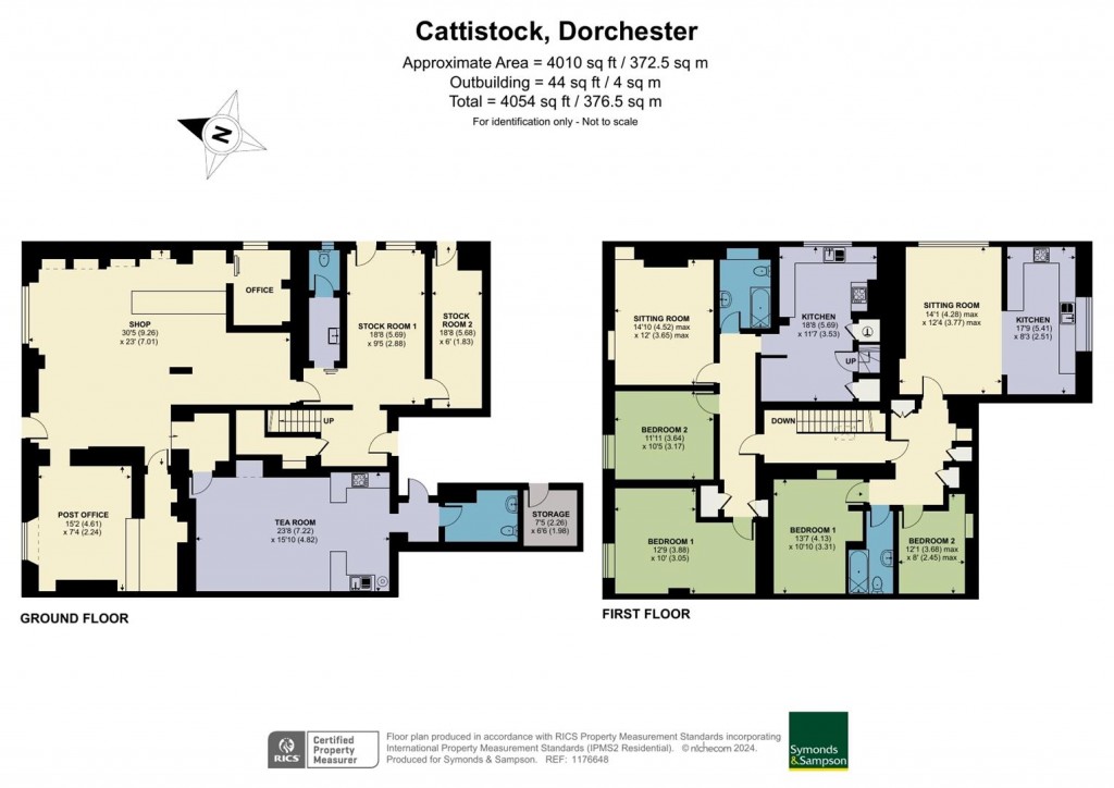 Floorplans For Cattistock, Dorchester