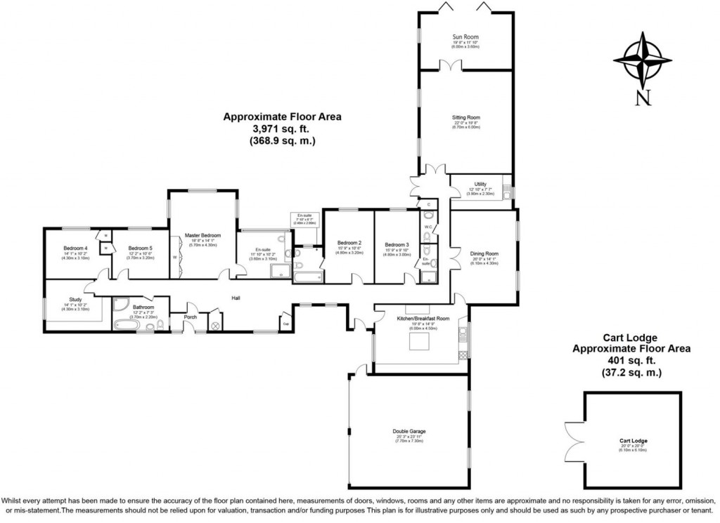 Floorplans For Malting End, Wickhambrook