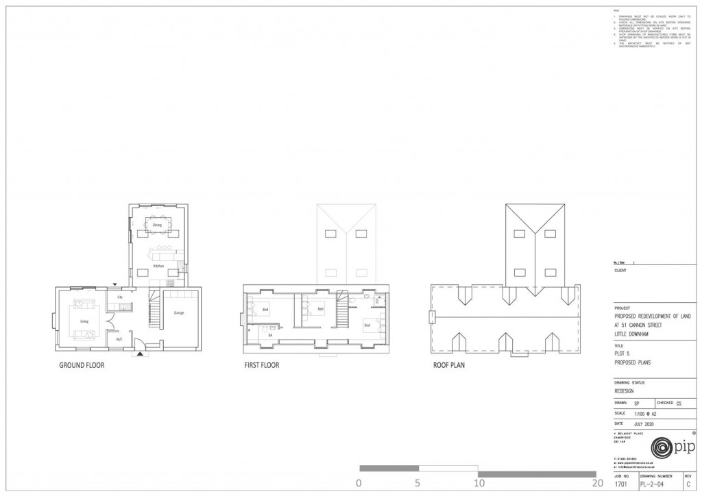 Floorplans For White Horse Lane, Little Downham