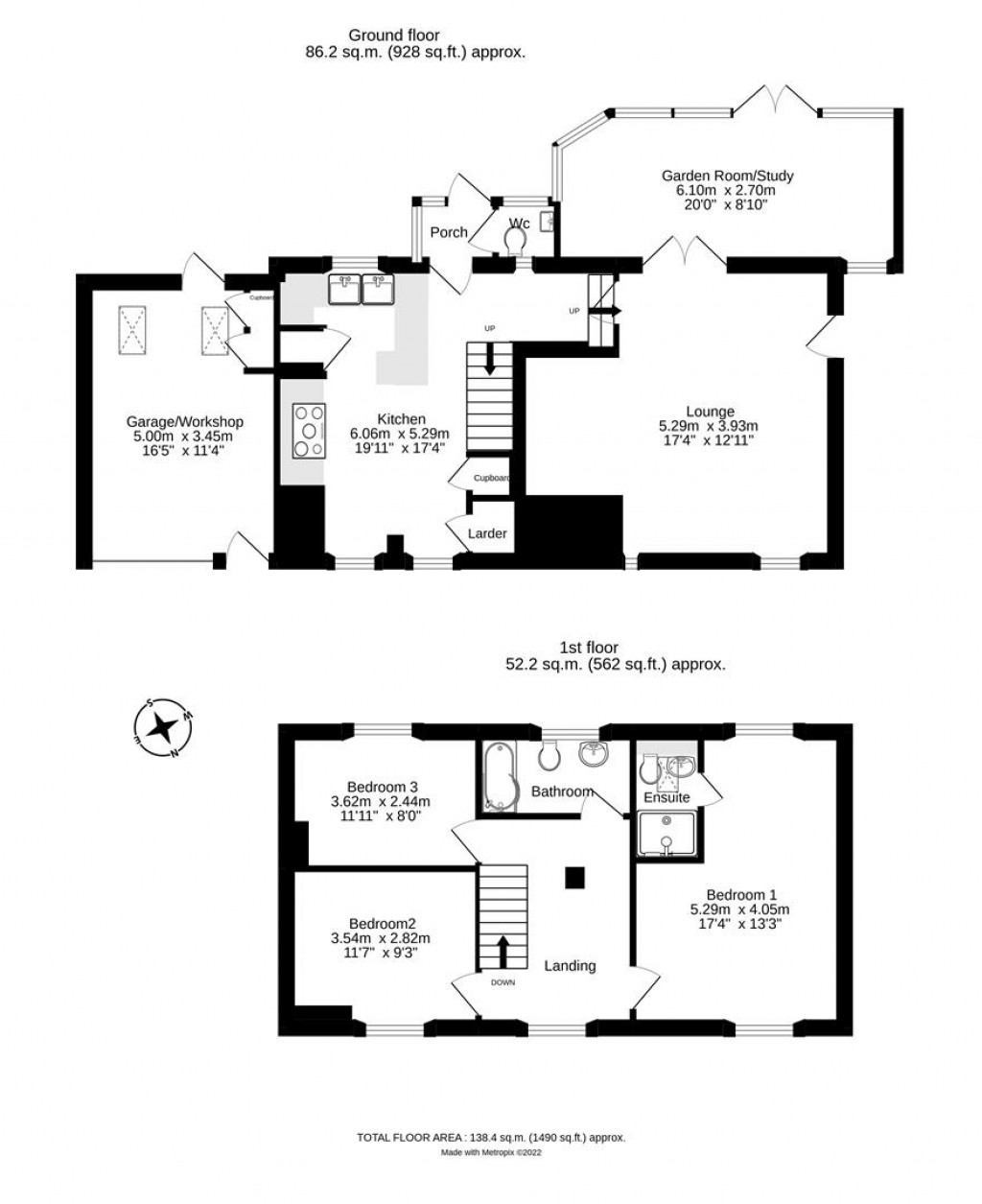 Floorplans For Thurloxton, Taunton