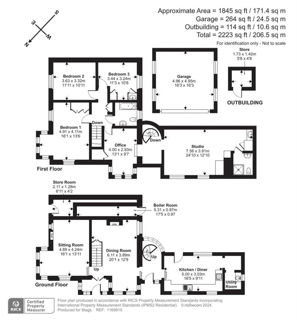 Floorplans For Trethevy, Tintagel