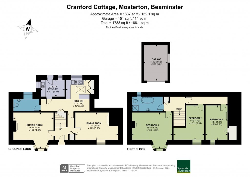 Floorplans For Bowes Lane, Mosterton, Beaminster