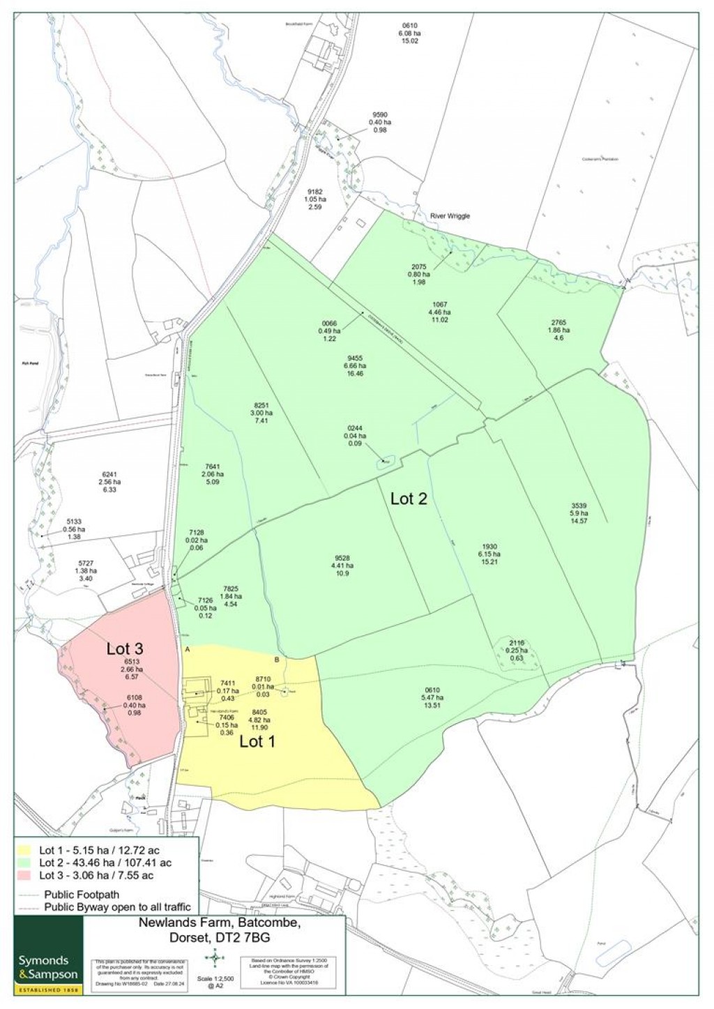 Floorplans For Batcombe, Dorchester