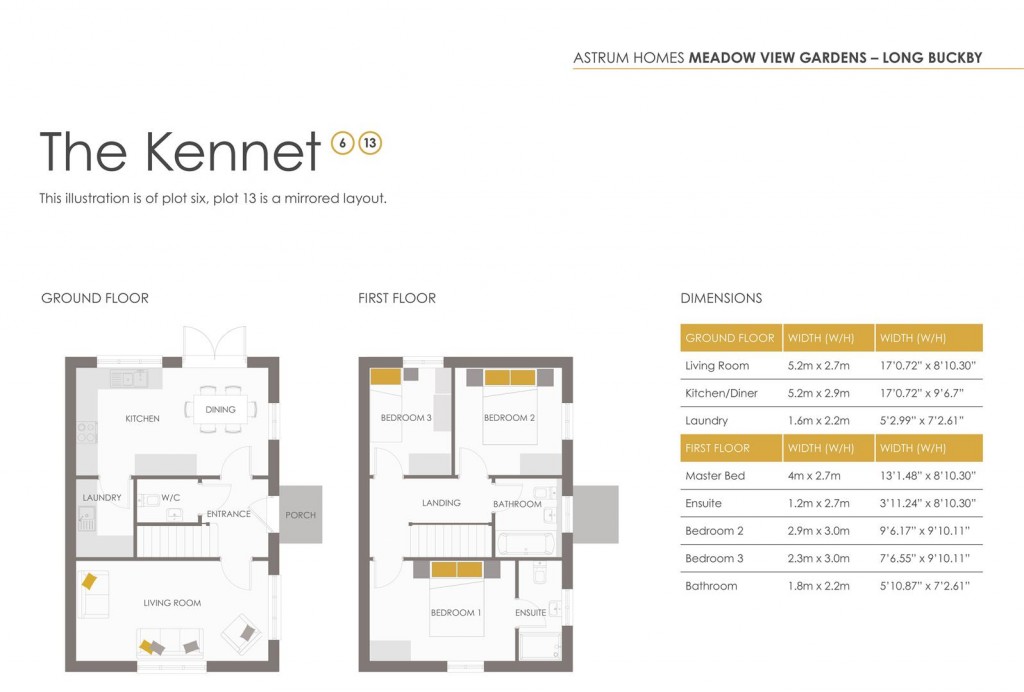 Floorplans For Blincow Road, Long Buckby, Northampton, NN6