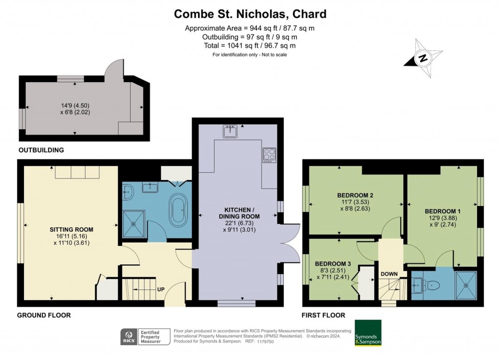 Floorplans For Combe St. Nicholas, Chard