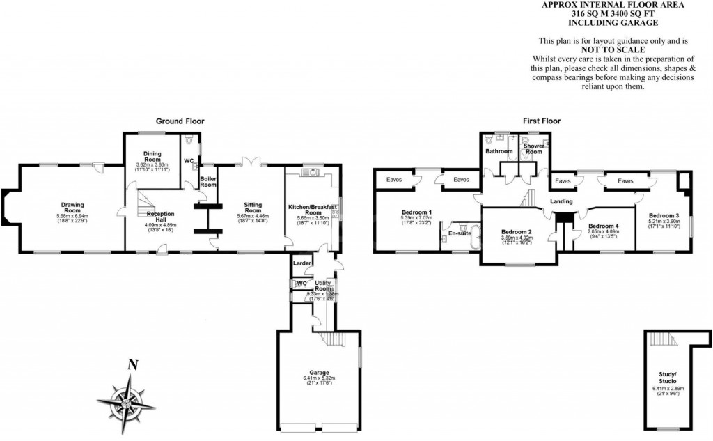 Floorplans For Church Hill, Finchingfield, Braintree